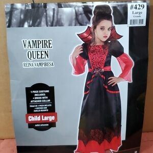 Halloween Costume Vampire Queen Large child